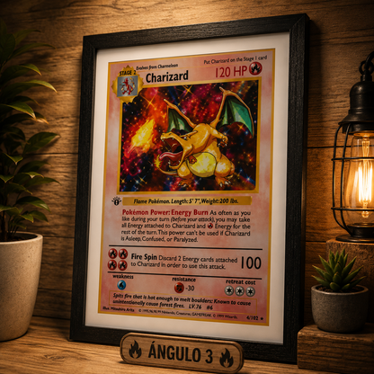 Póster de Pokémon Lenticular 3D de Anime, Charizard/Blastoise/Venusaur