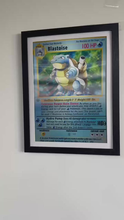 Póster de Pokémon Lenticular 3D de Anime, Charizard/Blastoise/Venusaur